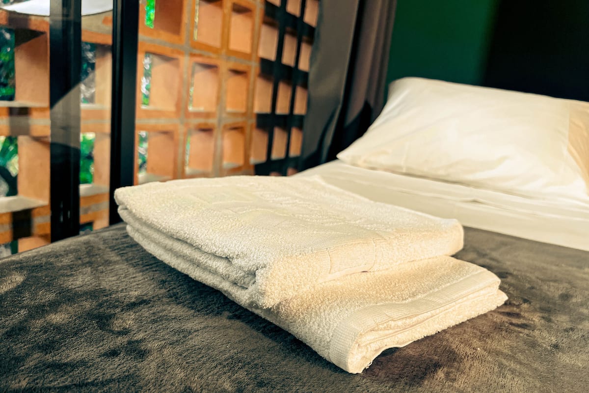 ห้องซูพีเรียทวิน | ผ้าม่านกันแสง, Wi-Fi ฟรี, ผ้าปูที่นอน