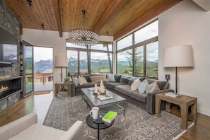 TV, fireplace, stereo, offices