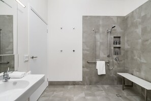 Shower, hair dryer