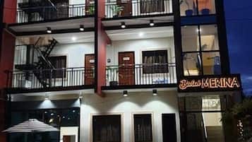 Front of property - evening/night