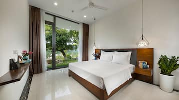 Villa, 3 Bedrooms, Garden View | Premium bedding, minibar, in-room safe, desk