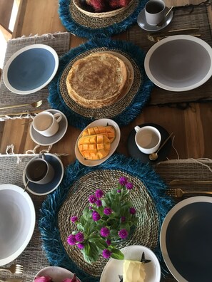 Breakfast area - Villa Victoria Nusa Penida (Penida Island)