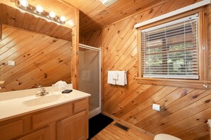 Cabin, 3 Bedrooms | Bathroom - Mountain View Holy Smoky Cabin by RedAwning (Sevierville)