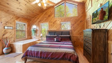 Cabin, 3 Bedrooms | 3 bedrooms, iron/ironing board, free WiFi, bed sheets