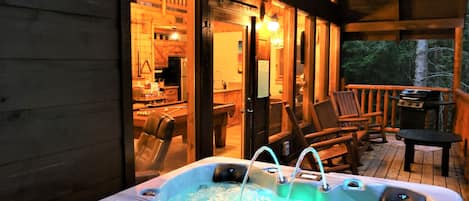Bain à remous extérieur