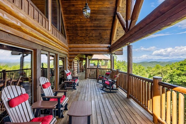 Cabin, 4 Bedrooms | Balcony - Paradise Point 4 Bedroom Cabin by RedAwning (Sevierville)