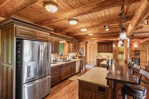 Cabin, 4 Bedrooms | Private kitchen | Fridge, oven, coffee/tea maker, toaster - Paradise Point 4 Bedroom Cabin by RedAwning (Sevierville)