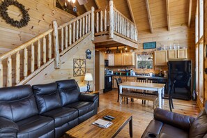 Cabin, 3 Bedrooms | Living room | Smart TV - Games With A View 3 Bedroom Cabin by RedAwning (Sevierville)