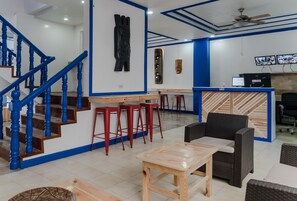 Sitteområde i lobbyen