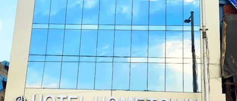 Voorkant van accommodatie