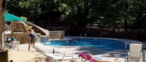 Indoor pool, outdoor pool