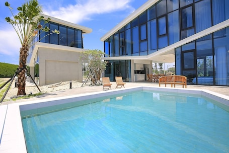 Piscina externa sazonal. Penghu Kasumi Villa