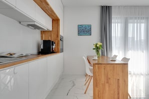 Apartment, Non Smoking, Balcony | Private kitchenette - Flats For Rent - Apartment by the sea (Gdansk)