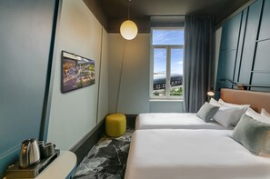 Standard Twin Room | Premium bedding, pillowtop beds, in-room safe, desk - Hotel Tandem - Boutique Hotel (Strasbourg)