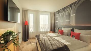 In-room safe, soundproofing, free cribs/infant beds, free WiFi