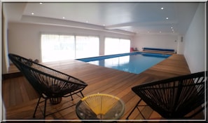 Piscine couverte, piscine chauffée
