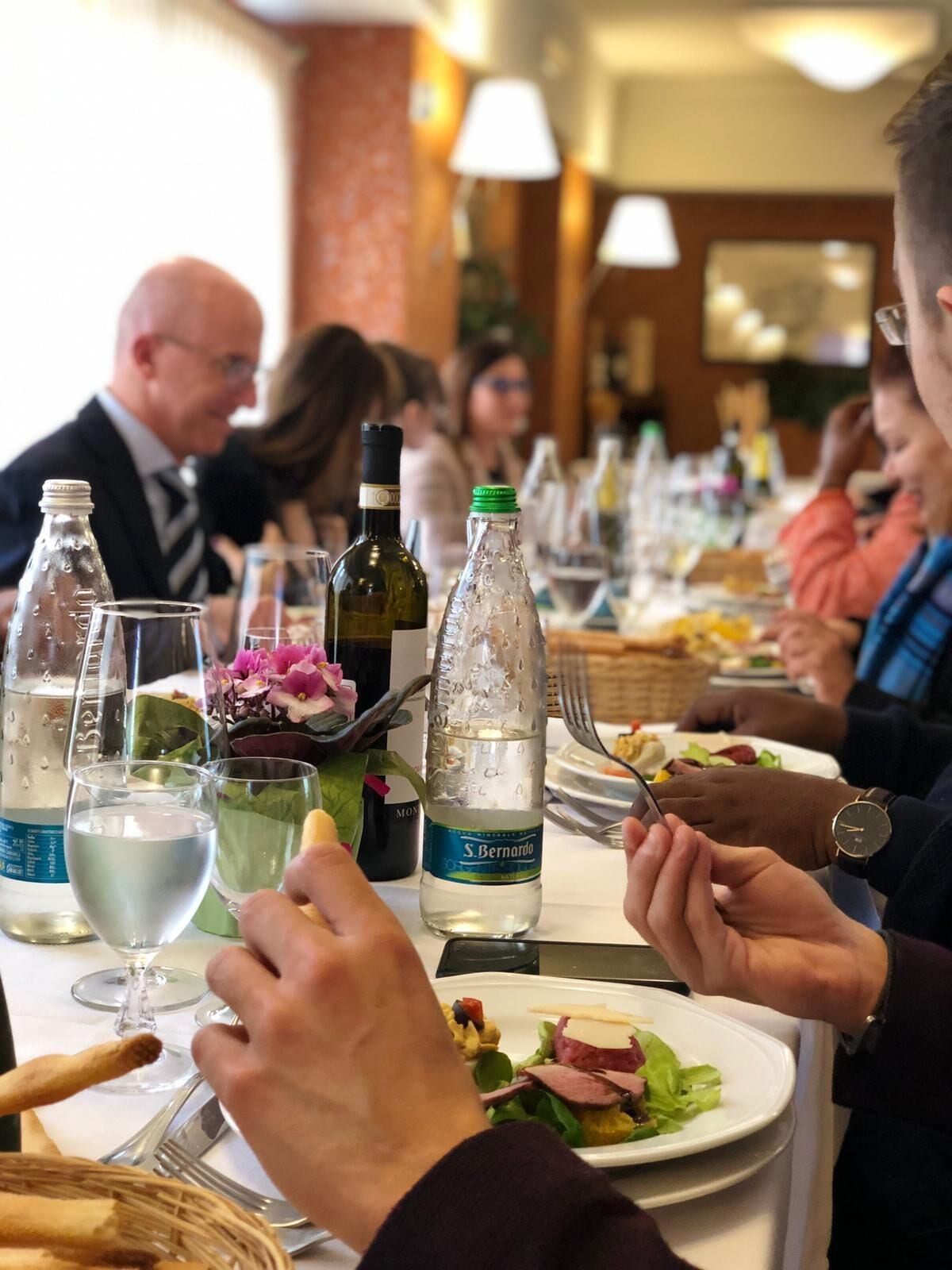 Mittagessen und Abendessen