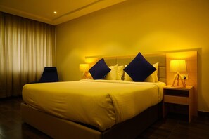 Deluxe Room, 1 Bedroom, Non Smoking, City View | Minibar, in-room safe, desk, laptop workspace - Bay View Hotel (Visakhapatnam)