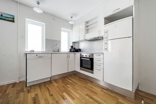 Apartament, 1 dormitori, hipoal·lergogen (112) | Cuina privada | Frigorífic, placa de cuina, cafetera i tetera i bullidora elèctrica