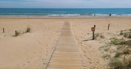 Villa GOLF & PLAYA II on the beach of Oliva Nova