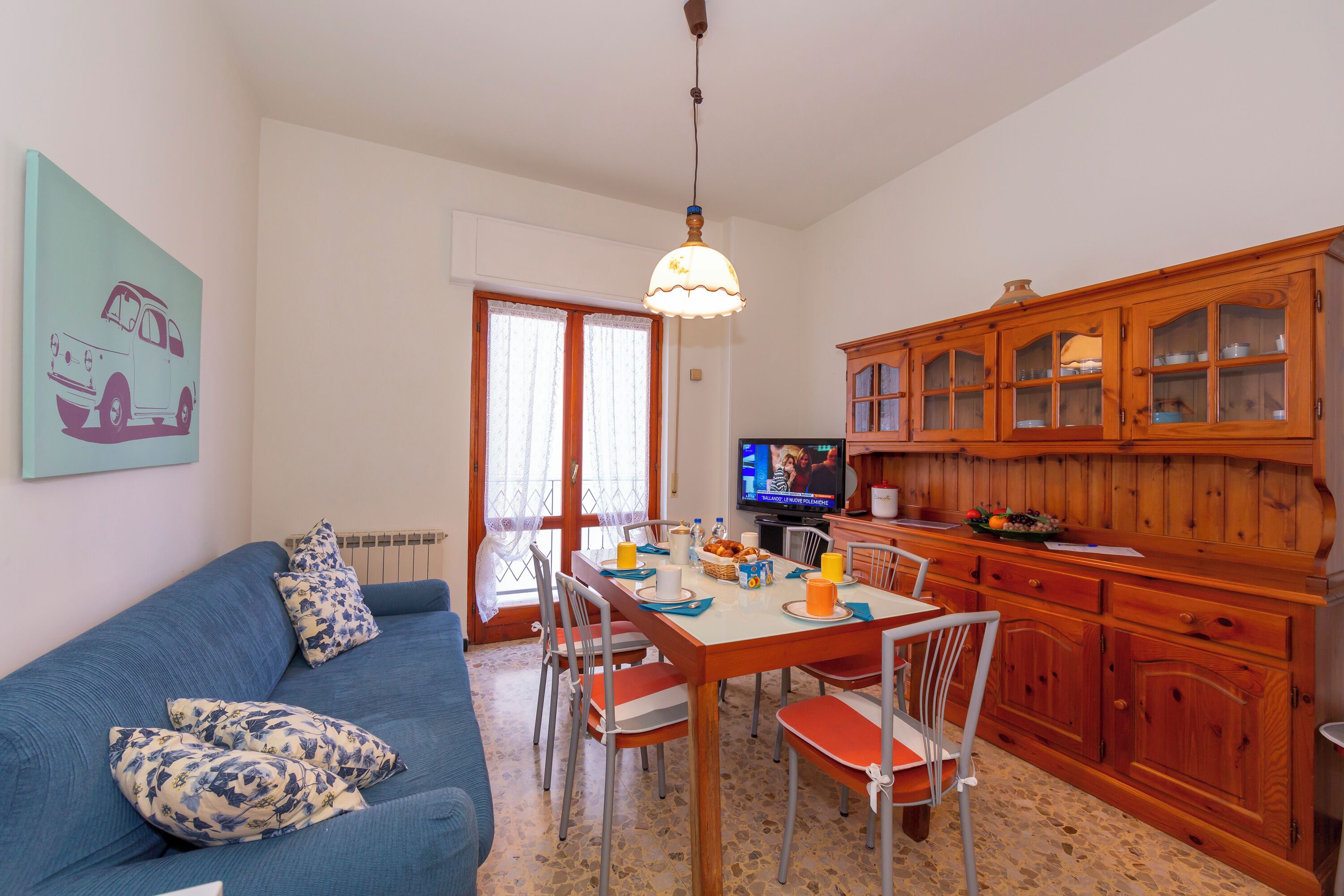Appartement Familial, plusieurs chambres (Bluemind Air Comfort - 500m from sea) | Coin séjour
