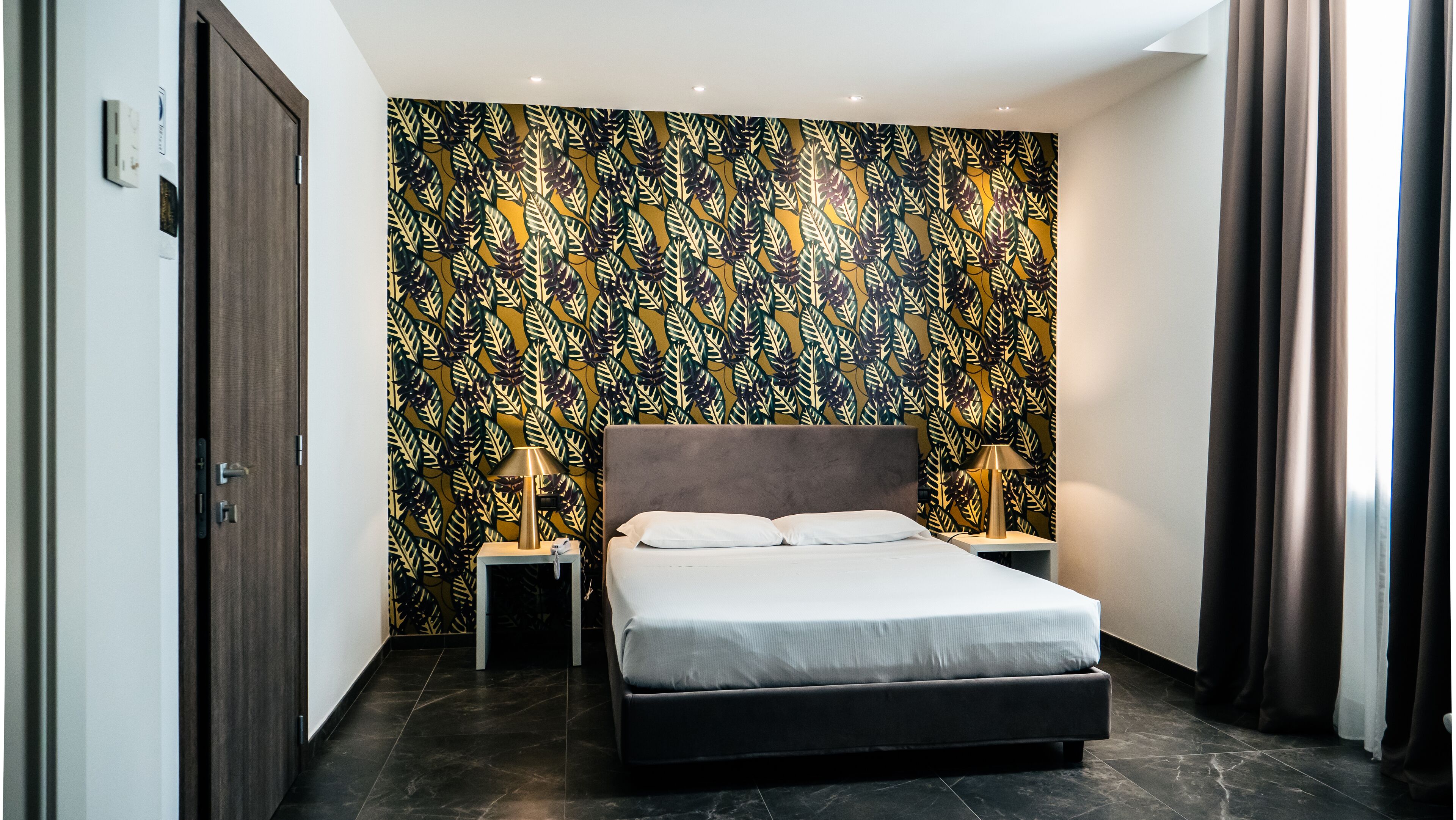 premium bedding, down duvets, memory-foam beds, minibar