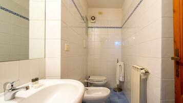 Dusche, Haartrockner, Bidet, HandtĂŒcher