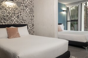 패밀리 아파트 | 고급 침구, 오리/거위털 이불, 메모리폼 침대, 각각 다른 스타일의 인테리어