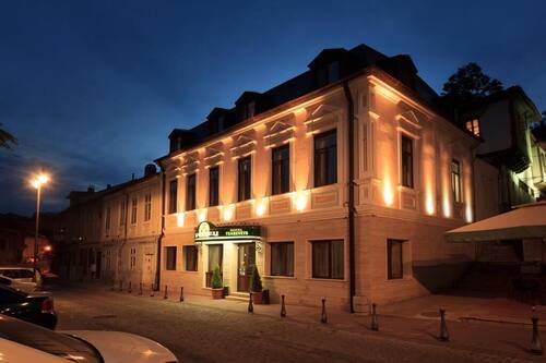 Front of property – evening/night