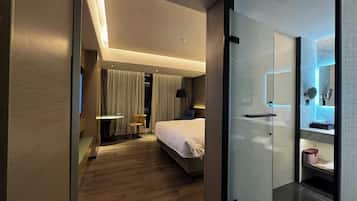 Quarto luxo, 1 cama King | Quartos à prova de som