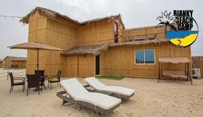 Stuga Deluxe - 2 sovrum - uteplats