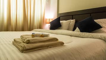 1 chambre, fer et planche Ă repasser, Wi-Fi gratuit, draps fournis