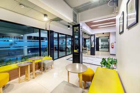 Sala de estar en el lobby