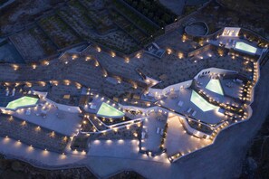 Aerial view - Aregou Villas (Santorini)