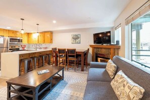 TV, fireplace, Netflix, streaming services
