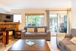 TV, fireplace, Netflix, streaming services