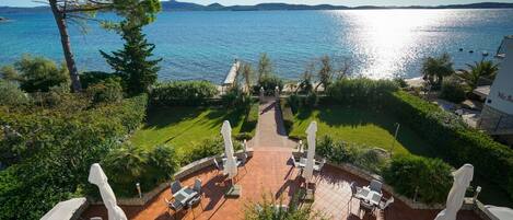 Doppelzimmer, Balkon, Meerblick | Strand-/Meerblick