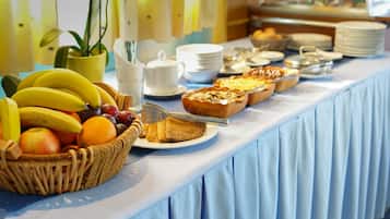 Petit déjeuner buffet compris tous les jours
