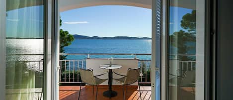 Double Room, Balcony, Sea View | Balcony view