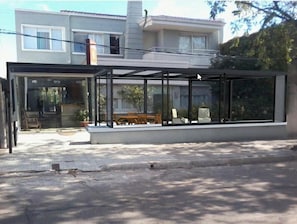 Fassade der Unterkunft