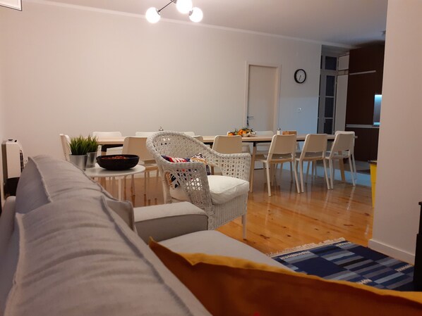 Sala de estar en el lobby