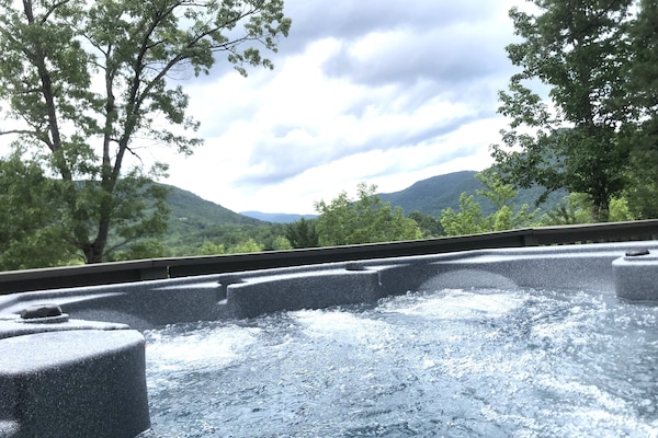 Great views from the hot tub!