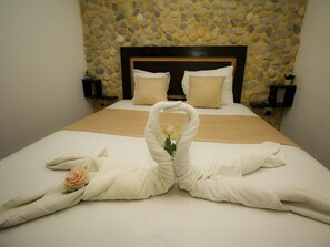 Phòng đôi Economy, 1 phòng ngủ | Bộ đồ giường cao cấp, chăn bông, nệm có lớp đệm bông 