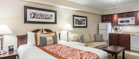 Strykejern/-brett, internettilgang, sengetøy og rullestolvennlig