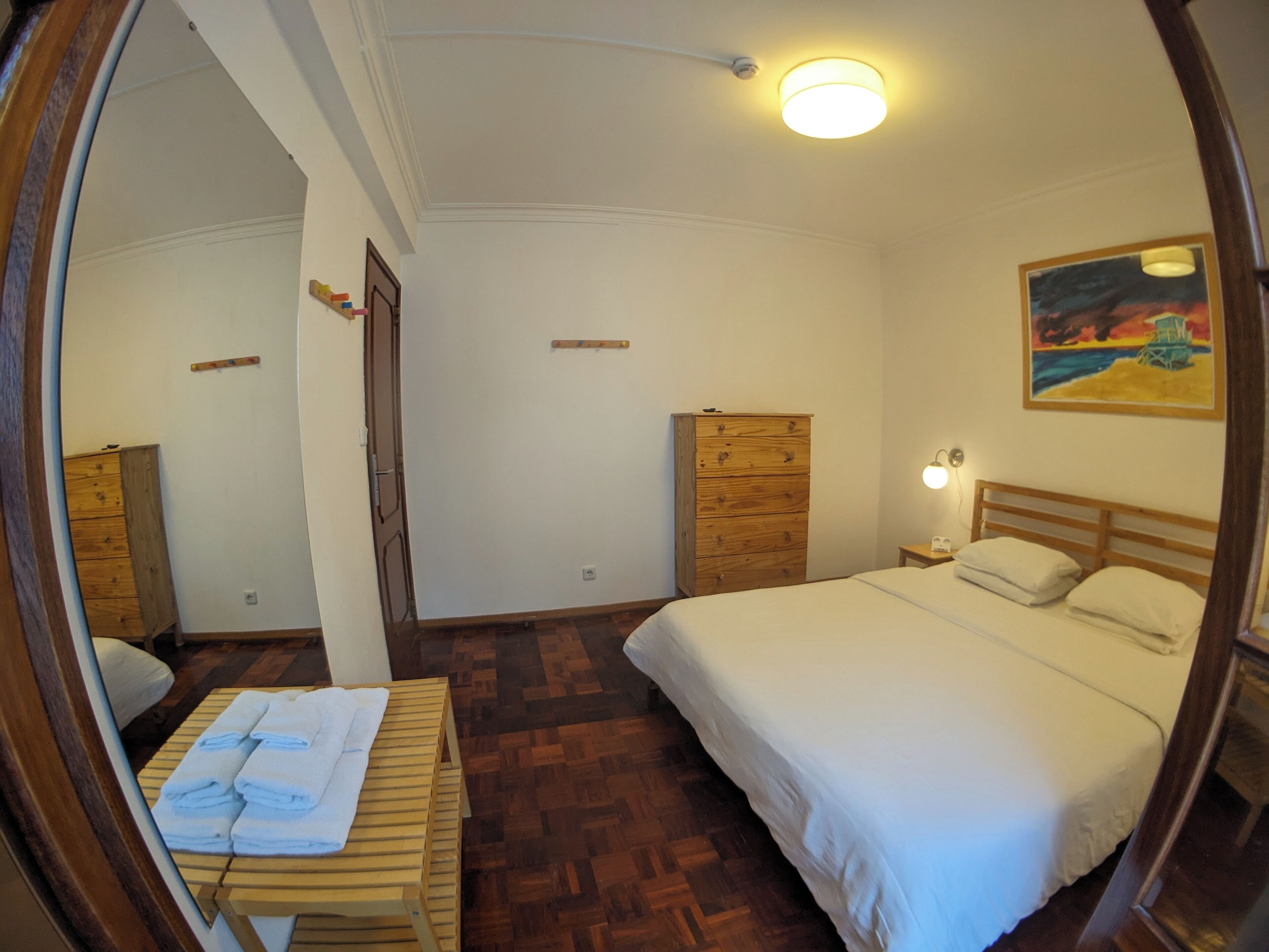 Free WiFi, bed sheets