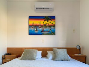 Apartemen Keluarga | 1 kamar tidur, meja kerja, Wi-Fi gratis, dan seprai linen