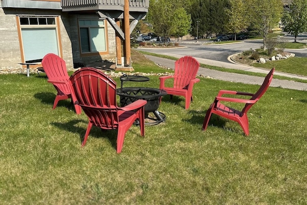 Brand New Fire Pit area outside the lower level walk out patio