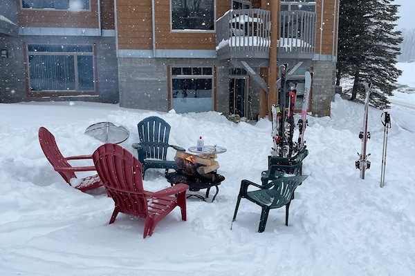 Bon Fire Pit right outside your back slider!