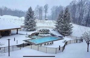 Indoor pool, outdoor pool