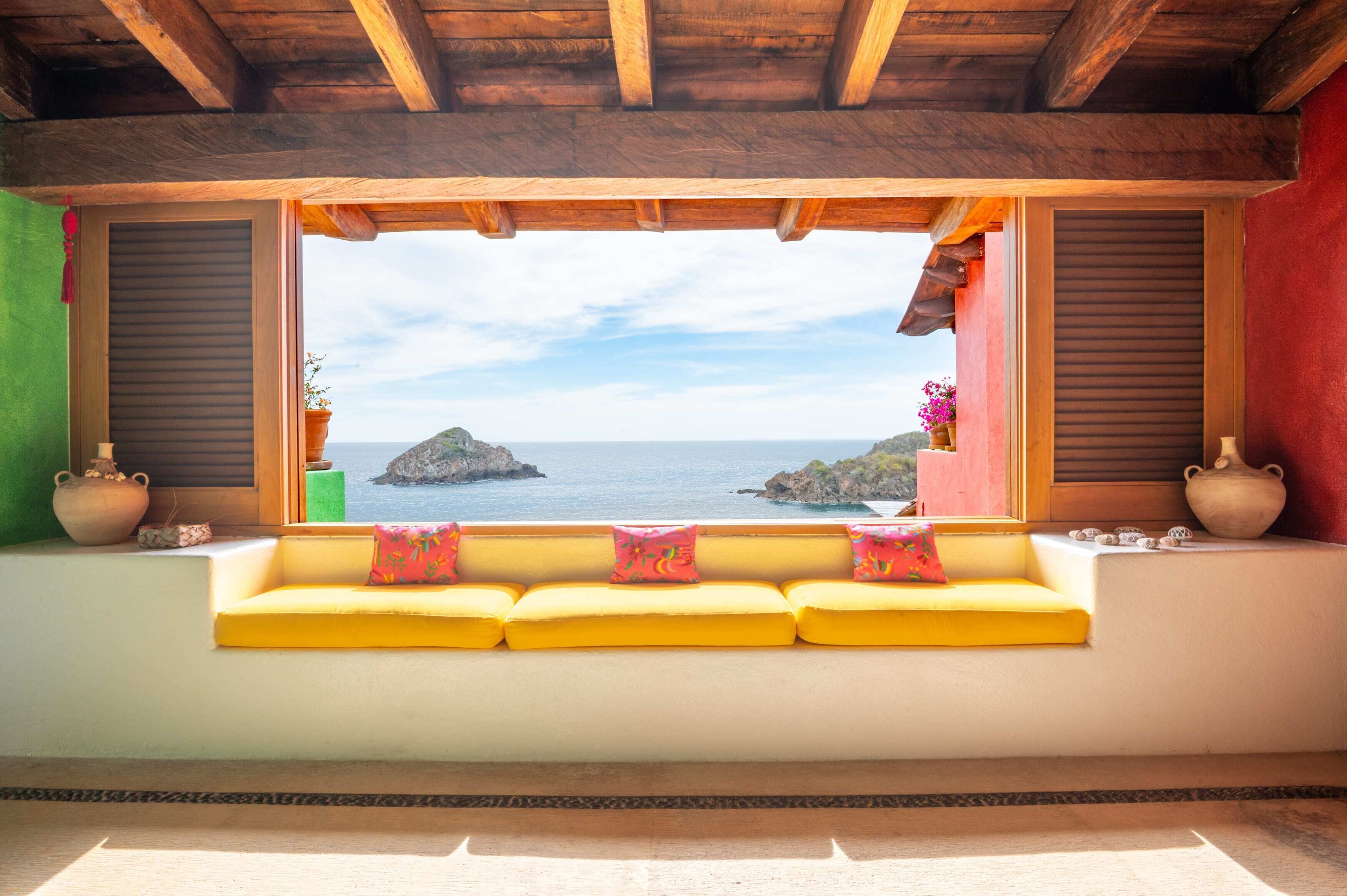 Departamento Deluxe, varias camas, vista al océano (CASITA DELFIN) | Terraza o patio